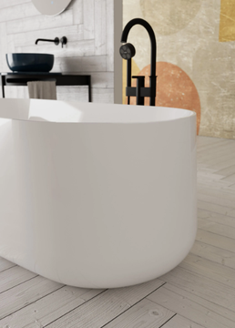 MOON - Oval ceramic bathtub by Scarabeo Ceramiche - view 3